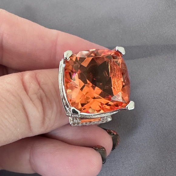 Lot of 6 large stone cocktail rings - Picture 11 of 12